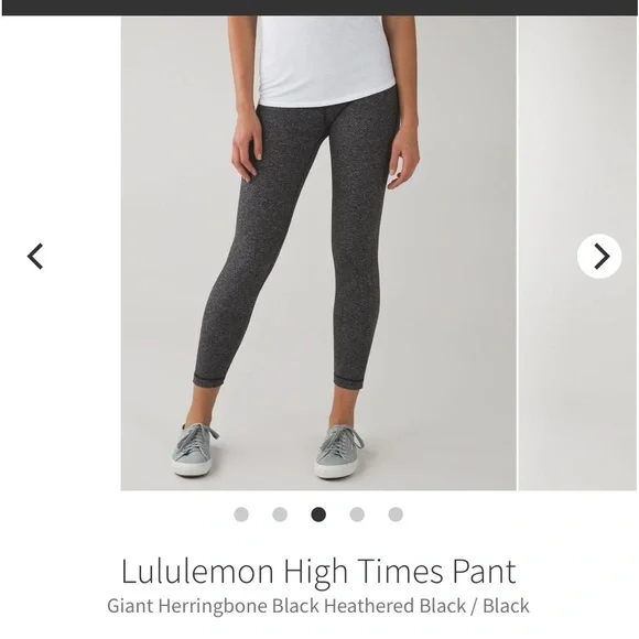 36. LULULEMON HIGH TIMES PANT - Picture 2 of 6